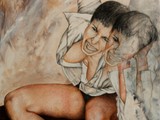 L'ANGOLO - 2011 - tecnica mista su tela - 60x120cm