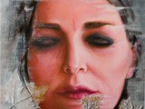 OPHELIA - 2015 - tecnica mista su tela - 40x40cm