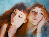 TI CONTEMPLO - 2017 - olio su tela - 100x70